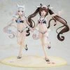 Chocola & Vanilla Maid Swimsuit Ver NekoPara Special Kadokawa Figure Set -Toy Model Cosplay Store 4942330140406 figure chocola and vanilla maid swimsuit ver nekopara special kadokawa set primary