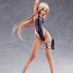 AMAKUNI Kouhai-chan Of The Swim Team Red Line Swimsuit Ver Arms Note Figure