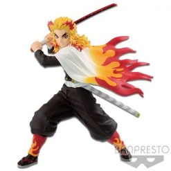 BANPRESTO Kyojuro Rengoku Demon Slayer Vibration Stars Prize Figure