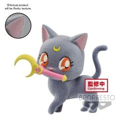 BANPRESTO Luna Playful Kitty Ver Pretty Guardian Sailor Moon Fluffy Puffy Prize Figure