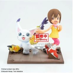 BANPRESTO Hikari & Tailmon DXF Adventure Archives Ver Digimon Adventure Prize Figure