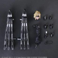 SQUARE ENIX Cloud Strife & Fenrir Play Arts -Kai- Final Fantasy VII Advent Children Action Figure -Toy Model Cosplay Store 4988601335911 figure cloud strife and fenrir play arts kai final fantasy vii advent children action altg