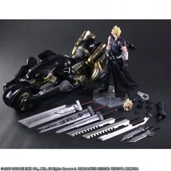 SQUARE ENIX Cloud Strife & Fenrir Play Arts -Kai- Final Fantasy VII Advent Children Action Figure -Toy Model Cosplay Store 4988601335911 figure cloud strife and fenrir play arts kai final fantasy vii advent children action alth
