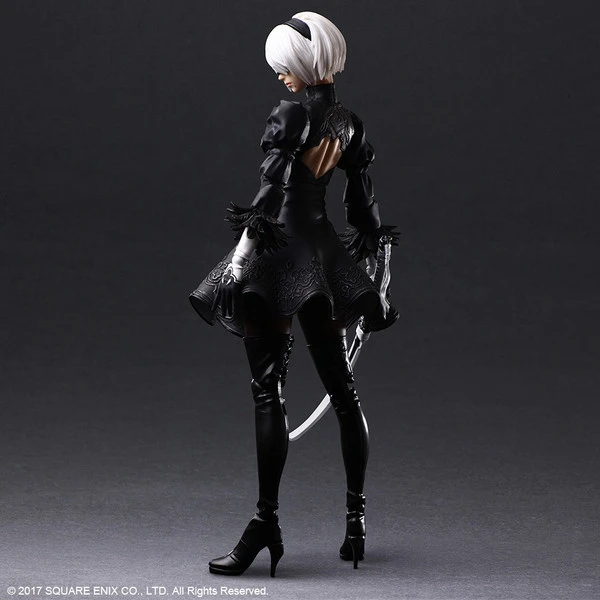 SQUARE ENIX YoRHa No. 2 Type B Deluxe Ver NieR Automata Play Arts Kai Action Figure 6 SQUARE ENIX YoRHa No. 2 Type B Deluxe Ver NieR Automata Play Arts Kai Action Figure - Image 4