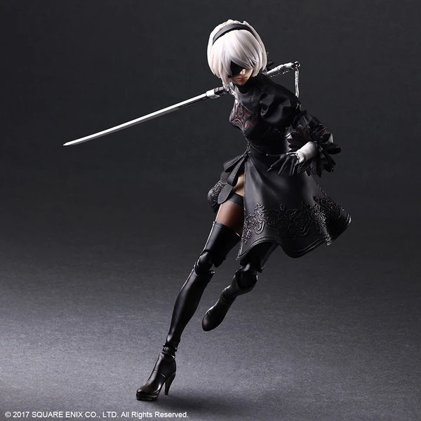 SQUARE ENIX YoRHa No. 2 Type B Deluxe Ver NieR Automata Play Arts Kai Action Figure 7 SQUARE ENIX YoRHa No. 2 Type B Deluxe Ver NieR Automata Play Arts Kai Action Figure - Image 5