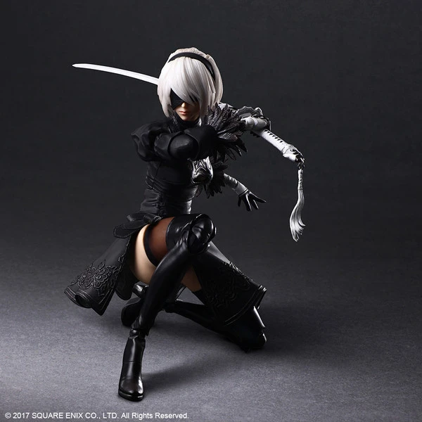 SQUARE ENIX YoRHa No. 2 Type B Deluxe Ver NieR Automata Play Arts Kai Action Figure 8 SQUARE ENIX YoRHa No. 2 Type B Deluxe Ver NieR Automata Play Arts Kai Action Figure - Image 6