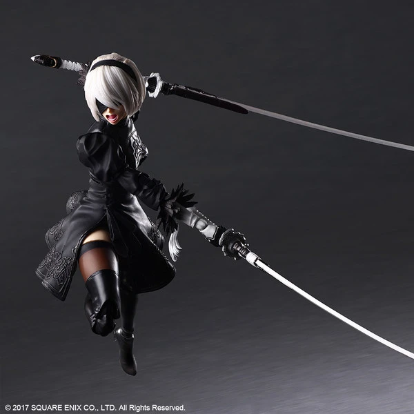 SQUARE ENIX YoRHa No. 2 Type B Deluxe Ver NieR Automata Play Arts Kai Action Figure 11 SQUARE ENIX YoRHa No. 2 Type B Deluxe Ver NieR Automata Play Arts Kai Action Figure - Image 9