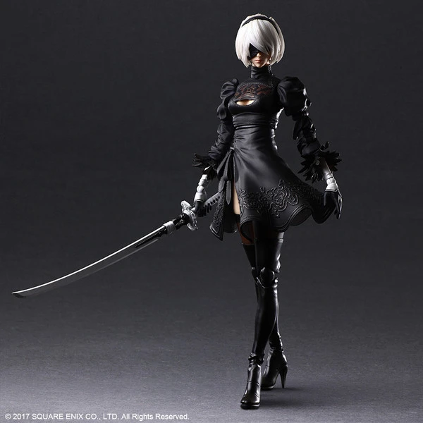 SQUARE ENIX YoRHa No. 2 Type B Deluxe Ver NieR Automata Play Arts Kai Action Figure 12 SQUARE ENIX YoRHa No. 2 Type B Deluxe Ver NieR Automata Play Arts Kai Action Figure - Image 10