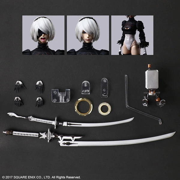 SQUARE ENIX YoRHa No. 2 Type B Deluxe Ver NieR Automata Play Arts Kai Action Figure 13 SQUARE ENIX YoRHa No. 2 Type B Deluxe Ver NieR Automata Play Arts Kai Action Figure - Image 11