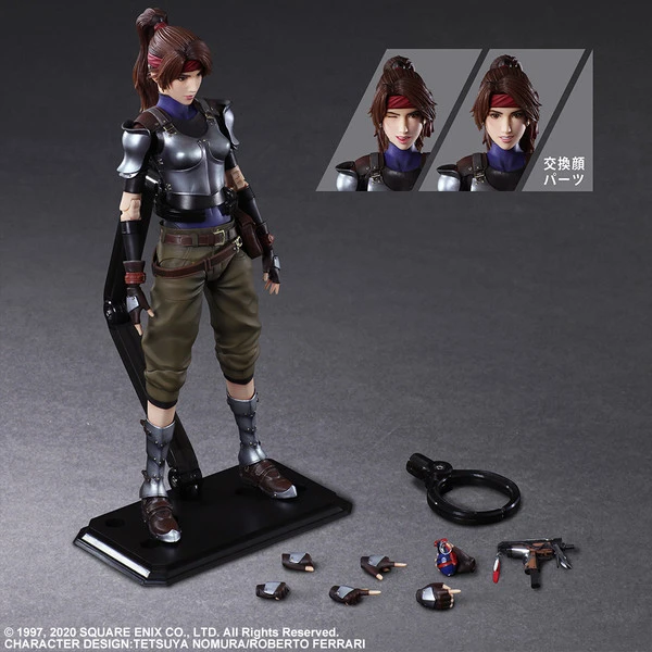 SQUARE ENIX Jessie Play Arts -Kai- Final Fantasy VII Remake Action Figure 9 SQUARE ENIX Jessie Play Arts -Kai- Final Fantasy VII Remake Action Figure - Image 7