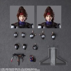 SQUARE ENIX Jessie & Motorcycle Set Play Arts -Kai- Final Fantasy VII Remake Action Figure -Toy Model Cosplay Store 4988601357456 figure jessie and motorcycle set play arts kai final fantasy vii remake action altb
