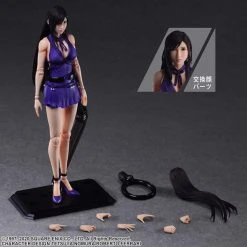 SQUARE ENIX Tifa Lockhart Dress Ver Final Fantasy VII Remake Play Arts Kai Action Figure 16 SQUARE ENIX Tifa Lockhart Dress Ver Final Fantasy VII Remake Play Arts Kai Action Figure -Toy Model Cosplay Store 4988601357463 figure tifa lockhar dress ver final fantasy vii remake play arts altf