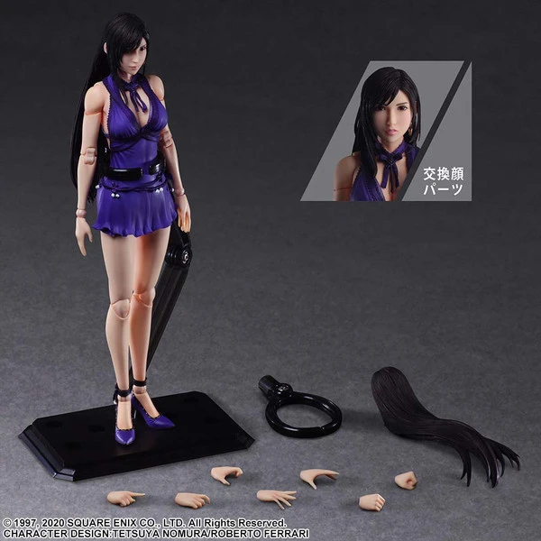 SQUARE ENIX Tifa Lockhart Dress Ver Final Fantasy VII Remake Play Arts Kai Action Figure 9 SQUARE ENIX Tifa Lockhart Dress Ver Final Fantasy VII Remake Play Arts Kai Action Figure - Image 7