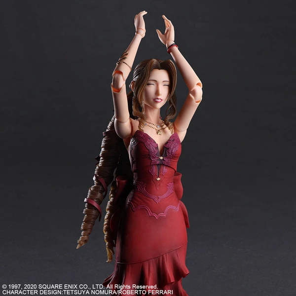 SQUARE ENIX Aerith Gainsborough Dress Ver Final Fantasy VII Remake Play Arts Kai Action Figure 6 SQUARE ENIX Aerith Gainsborough Dress Ver Final Fantasy VII Remake Play Arts Kai Action Figure - Image 4