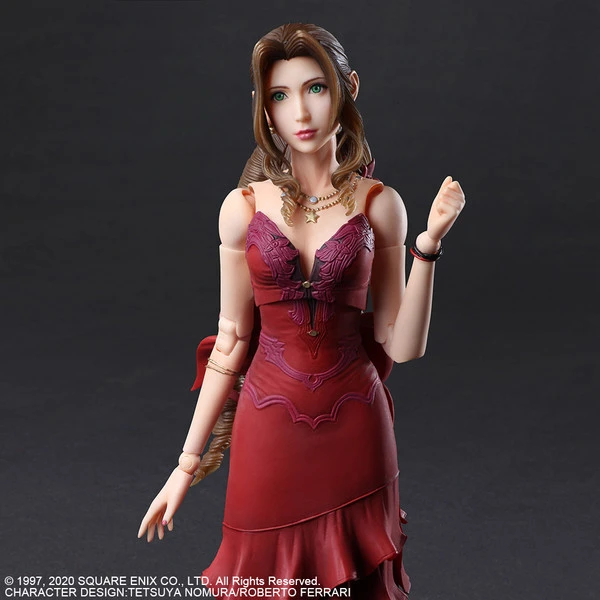 SQUARE ENIX Aerith Gainsborough Dress Ver Final Fantasy VII Remake Play Arts Kai Action Figure 8 SQUARE ENIX Aerith Gainsborough Dress Ver Final Fantasy VII Remake Play Arts Kai Action Figure - Image 6