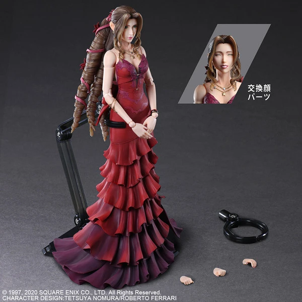 SQUARE ENIX Aerith Gainsborough Dress Ver Final Fantasy VII Remake Play Arts Kai Action Figure 9 SQUARE ENIX Aerith Gainsborough Dress Ver Final Fantasy VII Remake Play Arts Kai Action Figure - Image 7