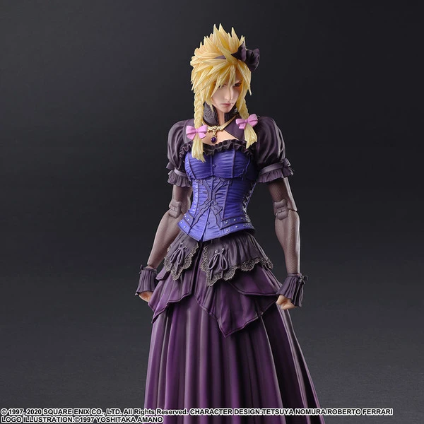 SQUARE ENIX Cloud Strife Dress Ver Final Fantasy VII Remake Play Arts Kai Action Figure 7 SQUARE ENIX Cloud Strife Dress Ver Final Fantasy VII Remake Play Arts Kai Action Figure - Image 5