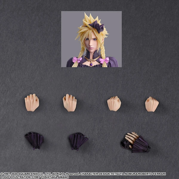 SQUARE ENIX Cloud Strife Dress Ver Final Fantasy VII Remake Play Arts Kai Action Figure 10 SQUARE ENIX Cloud Strife Dress Ver Final Fantasy VII Remake Play Arts Kai Action Figure - Image 8