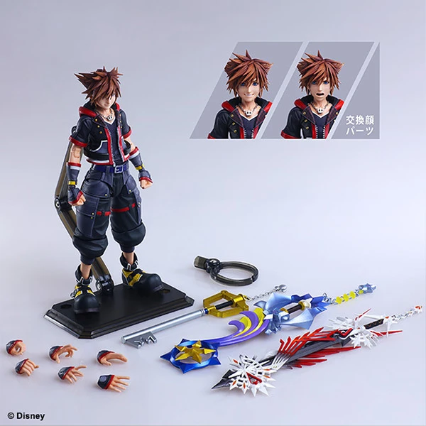 SQUARE ENIX Sora Deluxe Ver 2 Kingdom Hearts III Play Arts Kai Action Figure 3 SQUARE ENIX Sora Deluxe Ver 2 Kingdom Hearts III Play Arts Kai Action Figure