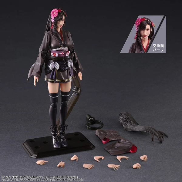 SQUARE ENIX Tifa Lockhart Exotic Dress Ver Final Fantasy VII Remake Play Arts Kai Action Figure 3 SQUARE ENIX Tifa Lockhart Exotic Dress Ver Final Fantasy VII Remake Play Arts Kai Action Figure