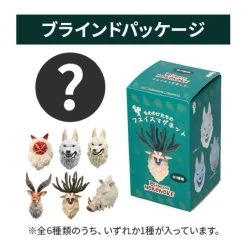 STUDIO GHIBLI Princess Mononoke Face Magnet Benelic Blind Box -Toy Model Cosplay Store 4990593425365 figure princess mononoke face magnet blind box benelic altb