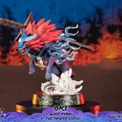 FIRST 4 FIGURES Oki Wolf Form Ver Okami Figure -Toy Model Cosplay Store 761568008319 figure oki wolf form ver okami alte