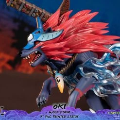 FIRST 4 FIGURES Oki Wolf Form Ver Okami Figure -Toy Model Cosplay Store 761568008319 figure oki wolf form ver okami altn