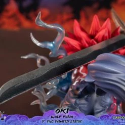 FIRST 4 FIGURES Oki Wolf Form Ver Okami Figure -Toy Model Cosplay Store 761568008319 figure oki wolf form ver okami altp