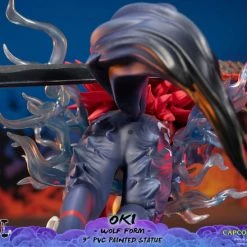 FIRST 4 FIGURES Oki Wolf Form Ver Okami Figure -Toy Model Cosplay Store 761568008319 figure oki wolf form ver okami altq