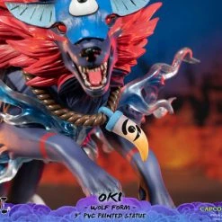 FIRST 4 FIGURES Oki Wolf Form Ver Okami Figure -Toy Model Cosplay Store 761568008319 figure oki wolf form ver okami altr
