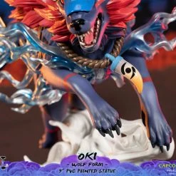 FIRST 4 FIGURES Oki Wolf Form Ver Okami Figure -Toy Model Cosplay Store 761568008319 figure oki wolf form ver okami alts