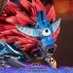 FIRST 4 FIGURES Oki Wolf Form Ver Okami Figure -Toy Model Cosplay Store 761568008319 figure oki wolf form ver okami altt
