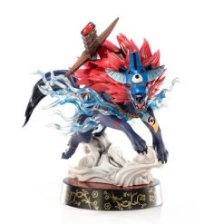 FIRST 4 FIGURES Oki Wolf Form Ver Okami Figure -Toy Model Cosplay Store 761568008319 figure oki wolf form ver okami altv