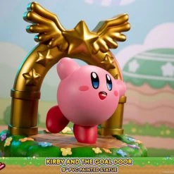 FIRST 4 FIGURES Kirby And The Goal Door Statue -Toy Model Cosplay Store 761568008494 figure kirby and the goal door altl