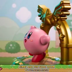 FIRST 4 FIGURES Kirby And The Goal Door Statue -Toy Model Cosplay Store 761568008494 figure kirby and the goal door alto
