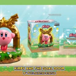 FIRST 4 FIGURES Kirby And The Goal Door Statue -Toy Model Cosplay Store 761568008494 figure kirby and the goal door altu