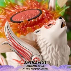 FIRST 4 FIGURES Shiranui Celestial Howl Ver Okami Figure -Toy Model Cosplay Store 761568009002 figure shiranui celestial howl ver okami alti