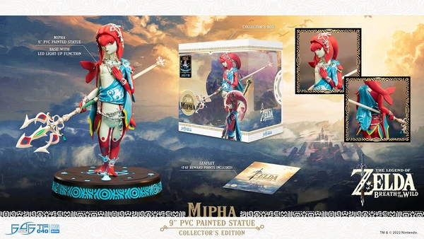 FIRST 4 FIGURES Mipha The Legend Of Zelda Breath Of The Wild Collectors Edition Figure 4 FIRST 4 FIGURES Mipha The Legend Of Zelda Breath Of The Wild Collectors Edition Figure - Image 2