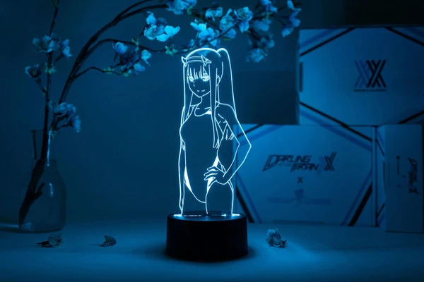 OTAKU LAMPS Zero Two In Swimsuit DARLING In The FRANXX Otaku Lamp 3 OTAKU LAMPS Zero Two In Swimsuit DARLING In The FRANXX Otaku Lamp