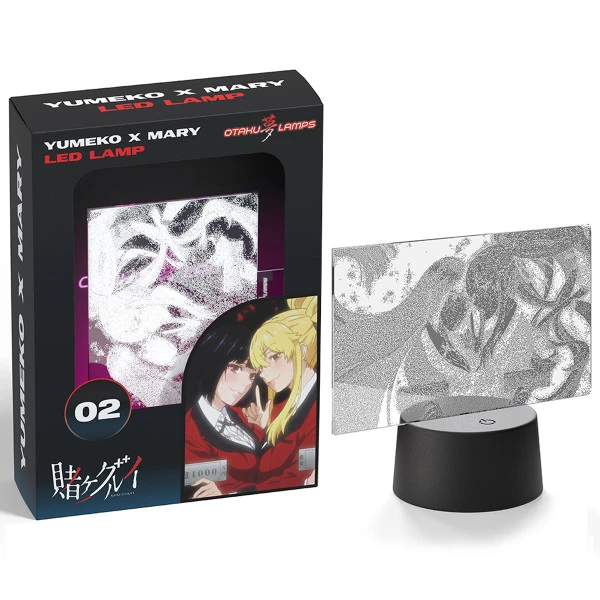 OTAKU LAMPS Yumeko Jabami And Mary Saotome Kakegurui Dual LED Otaku Lamp 4 OTAKU LAMPS Yumeko Jabami And Mary Saotome Kakegurui Dual LED Otaku Lamp - Image 2
