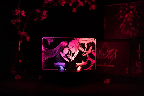 OTAKU LAMPS Yumeko Jabami And Mary Saotome Kakegurui Dual LED Otaku Lamp 3 OTAKU LAMPS Yumeko Jabami And Mary Saotome Kakegurui Dual LED Otaku Lamp