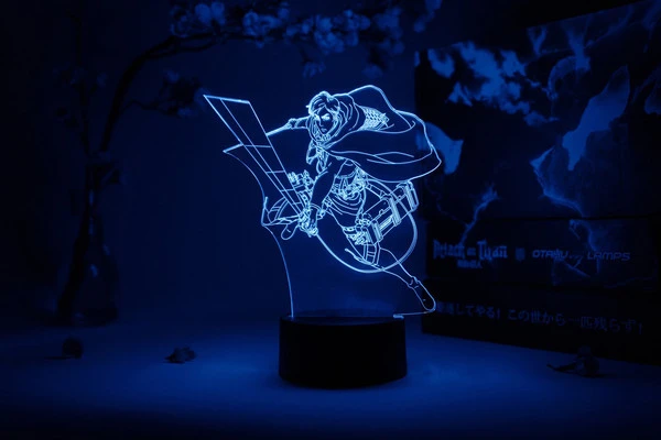 OTAKU LAMPS Erwin Smith Action Pose Attack On Titan Otaku Lamp 3 OTAKU LAMPS Erwin Smith Action Pose Attack On Titan Otaku Lamp