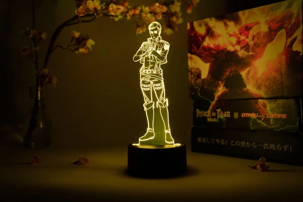 OTAKU LAMPS Erwin Smith Attack On Titan Otaku Lamp 3 OTAKU LAMPS Erwin Smith Attack On Titan Otaku Lamp