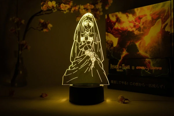 OTAKU LAMPS Historia Reiss Attack On Titan Otaku Lamp 3 OTAKU LAMPS Historia Reiss Attack On Titan Otaku Lamp