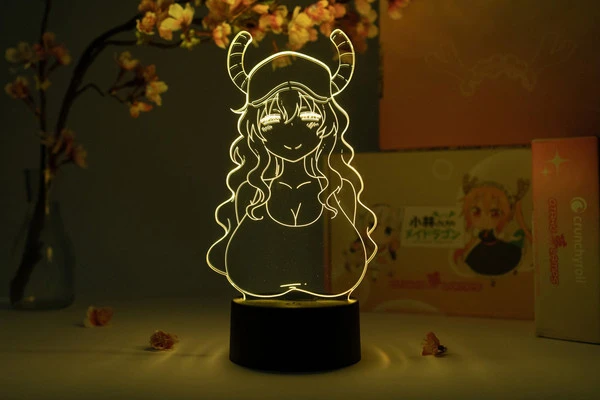 OTAKU LAMPS Lucoa Bust Miss Kobayashi's Dragon Maid Otaku Lamp 3 OTAKU LAMPS Lucoa Bust Miss Kobayashi's Dragon Maid Otaku Lamp