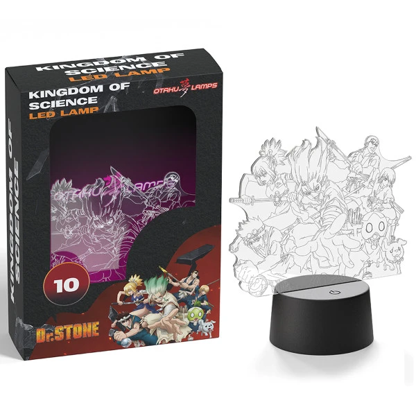 OTAKU LAMPS Kingdom Of Science Dr. STONE Otaku Lamp 4 OTAKU LAMPS Kingdom Of Science Dr. STONE Otaku Lamp - Image 2