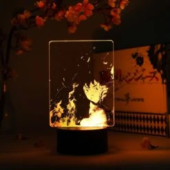 OTAKU LAMPS Takemichi Hanagaki With Flames Tokyo Revengers Dual LED Otaku Lamp