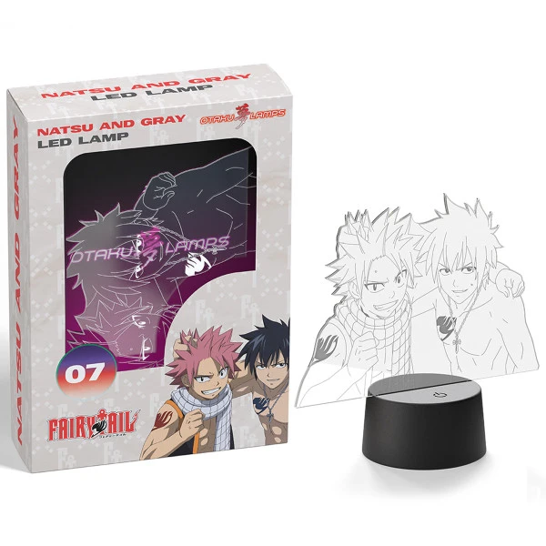 OTAKU LAMPS Natsu Dragneel And Gray Fullbuster Fairy Tail Otaku Lamp 4 OTAKU LAMPS Natsu Dragneel And Gray Fullbuster Fairy Tail Otaku Lamp - Image 2