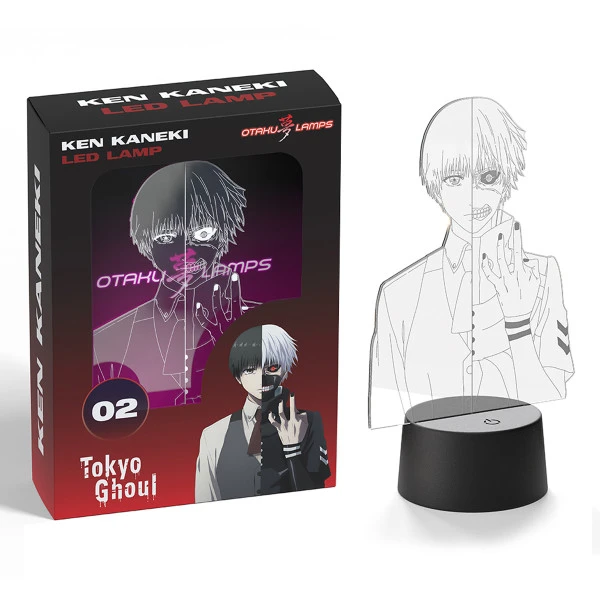 OTAKU LAMPS Ken Kaneki Half-Ghoul Tokyo Ghoul Dual LED Otaku Lamp 4 OTAKU LAMPS Ken Kaneki Half-Ghoul Tokyo Ghoul Dual LED Otaku Lamp - Image 2