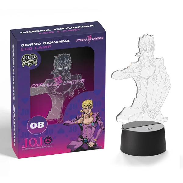 OTAKU LAMPS Giorno Giovanna JoJo's Bizarre Adventure Otaku Lamp 4 OTAKU LAMPS Giorno Giovanna JoJo's Bizarre Adventure Otaku Lamp - Image 2